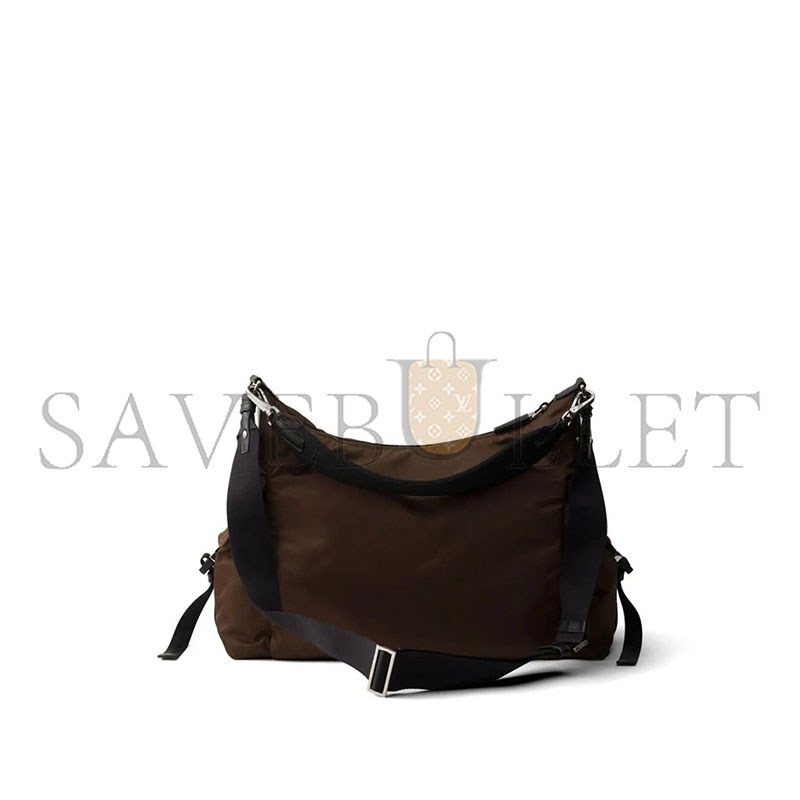 PRADA EXPLORE RE-NYLON LEATHER HANDBAG 2VH204 (43*29.5*15cm)